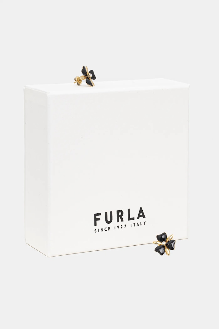 Doplnky Náušnice Furla FJ1155ETU zlatá