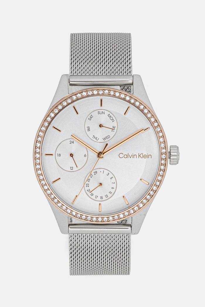 Calvin Klein zegarek srebrny 25100010