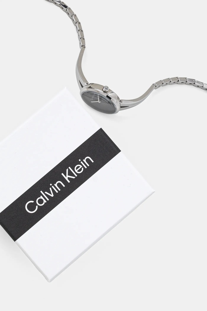 Doplňky Hodinky Calvin Klein 25100026 stříbrná