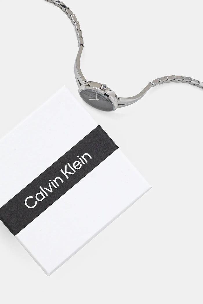 Doplňky Hodinky Calvin Klein 25100026 stříbrná