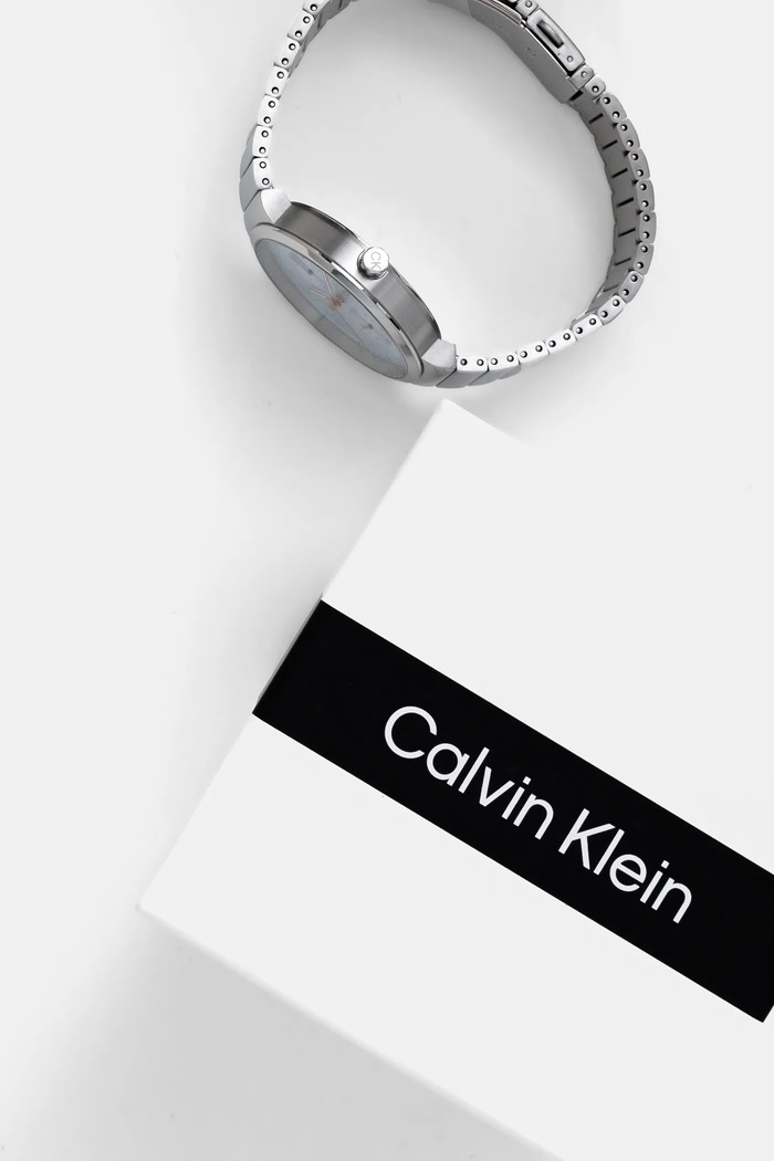 Akcesoria Calvin Klein zegarek 25100032 srebrny