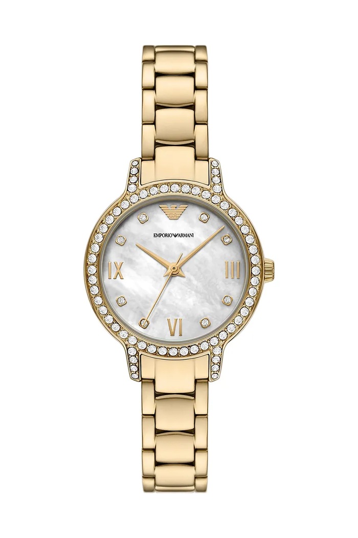 Hodinky Emporio Armani CLEO zlatá AR11652