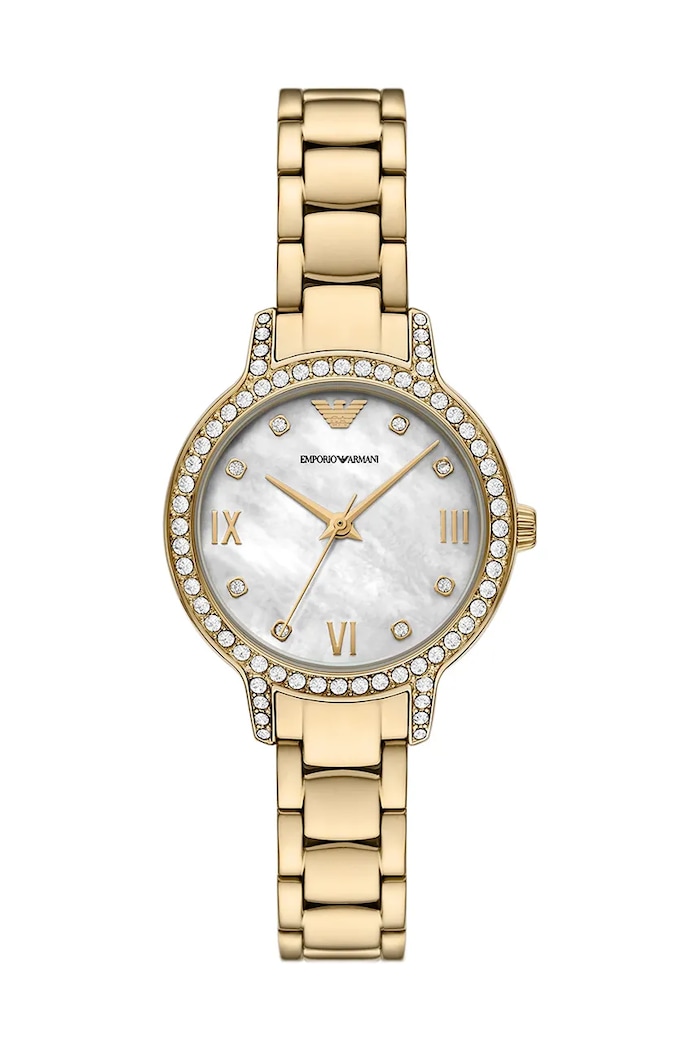 Hodinky Emporio Armani CLEO zlatá AR11652