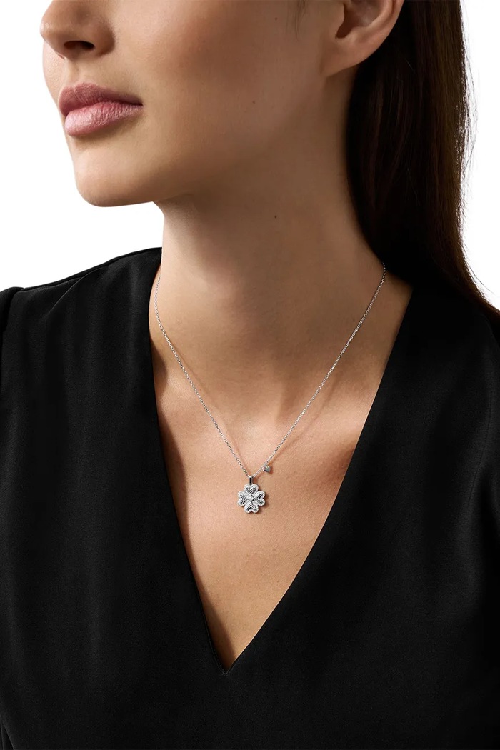 Accesorii Emporio Armani Colier de argint SENTIMENTAL EG3607040 argintiu