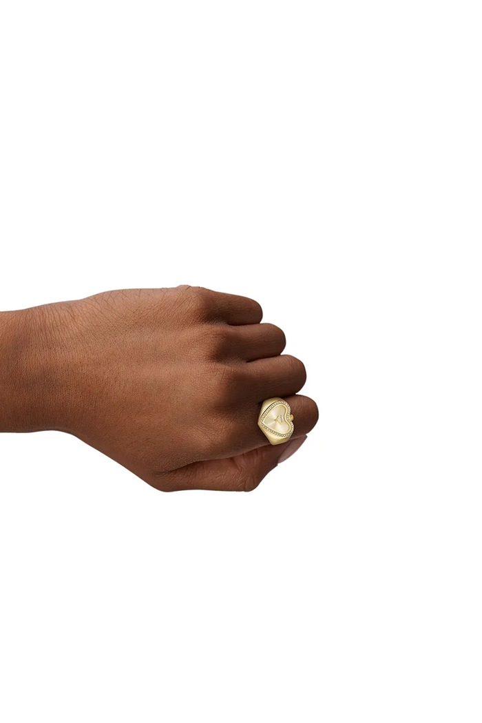 Fossil WATCH RING ES5407 zlatá AA00