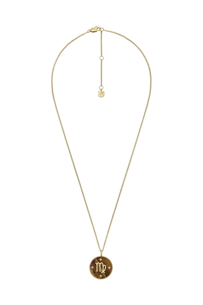 Аксесоари Fossil Колие Fossil JEWELRY JF04843710 кафяв