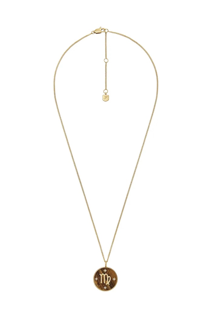 Аксесоари Fossil Колие Fossil JEWELRY JF04843710 кафяв