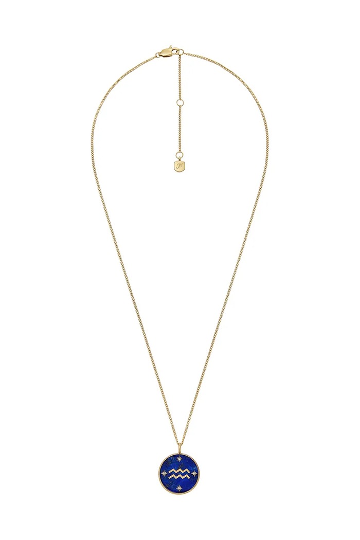 Doplnky Náhrdelník Fossil JEWELRY JF04849710 modrá