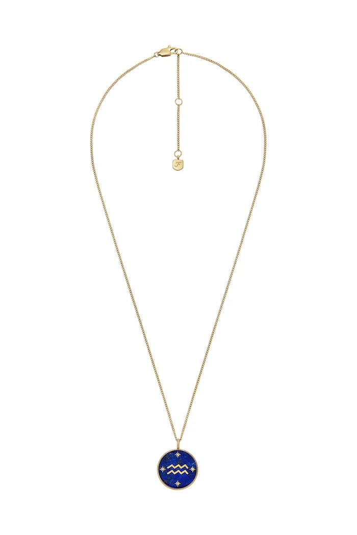 Doplnky Náhrdelník Fossil JEWELRY JF04849710 modrá