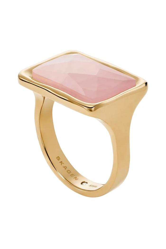 Skagen pierścionek ANJA QUARTZ SKJ1863710 złoty AA00