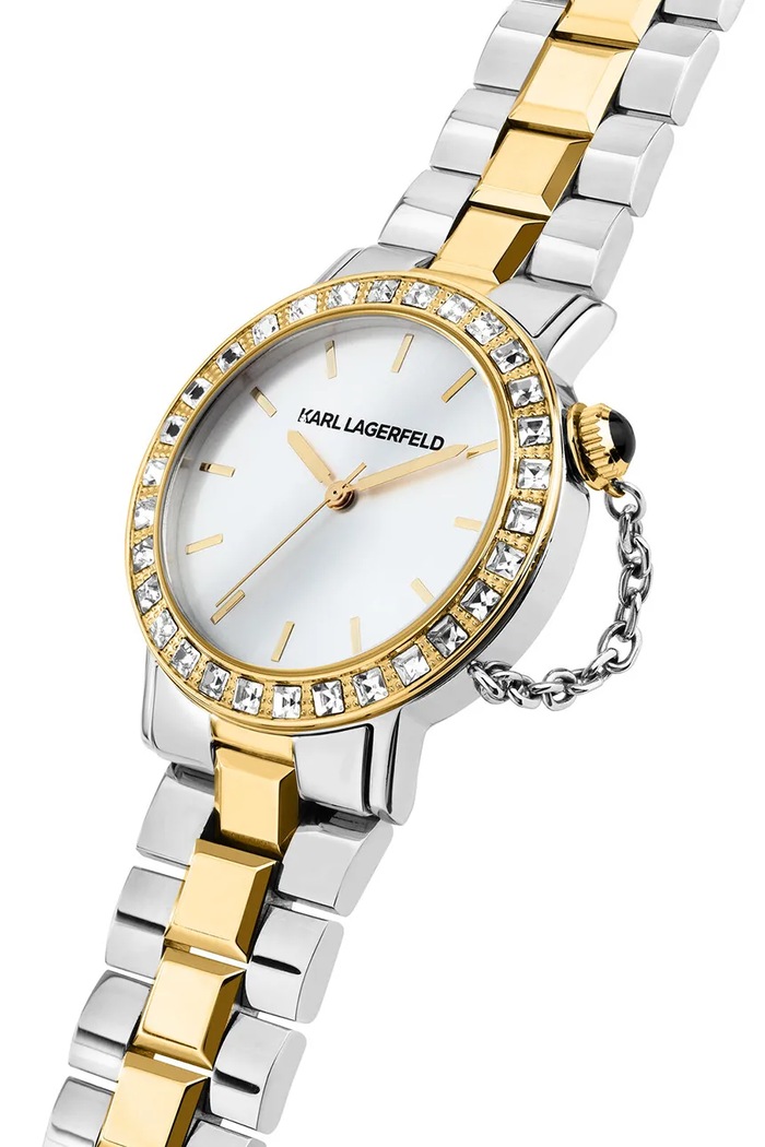 Karl Lagerfeld zegarek R0553100504 srebrny AA00