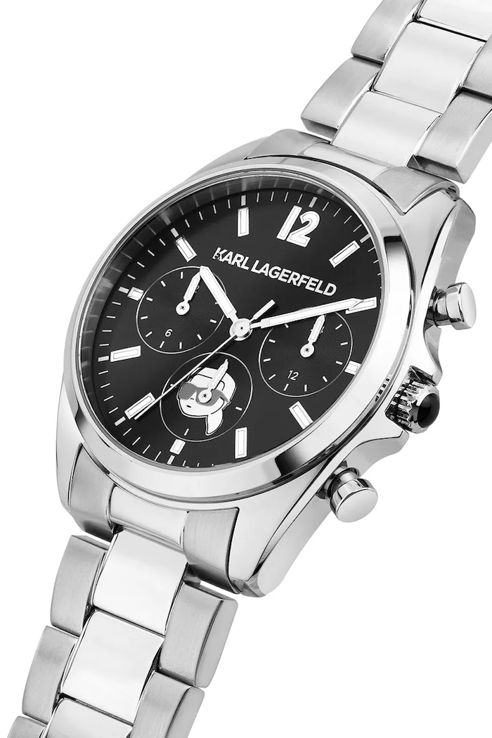 Karl Lagerfeld Zegarek R0553101504 srebrny AA00