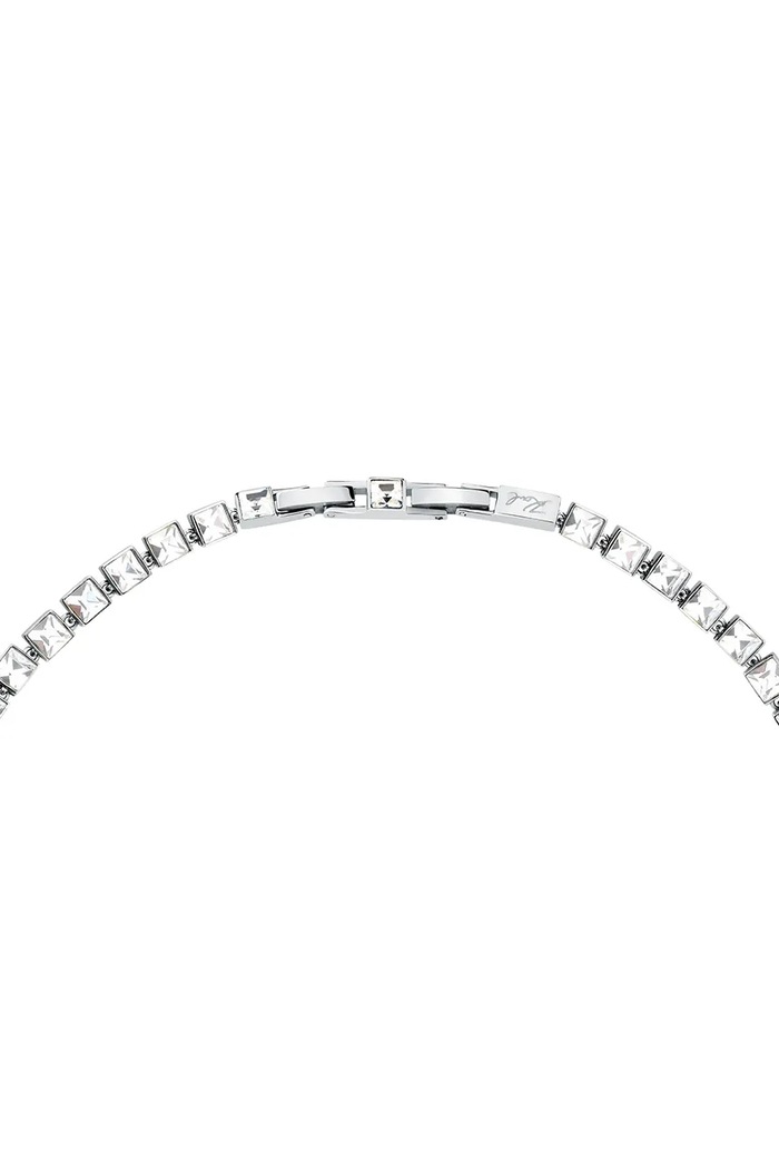 Accesorii Karl Lagerfeld colier KLAYC06 argintiu
