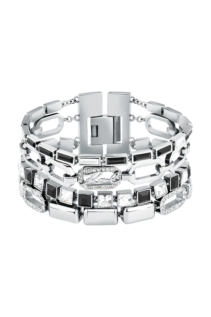 Karl Lagerfeld brățară zirconiu cubic argintiu KLAYC16
