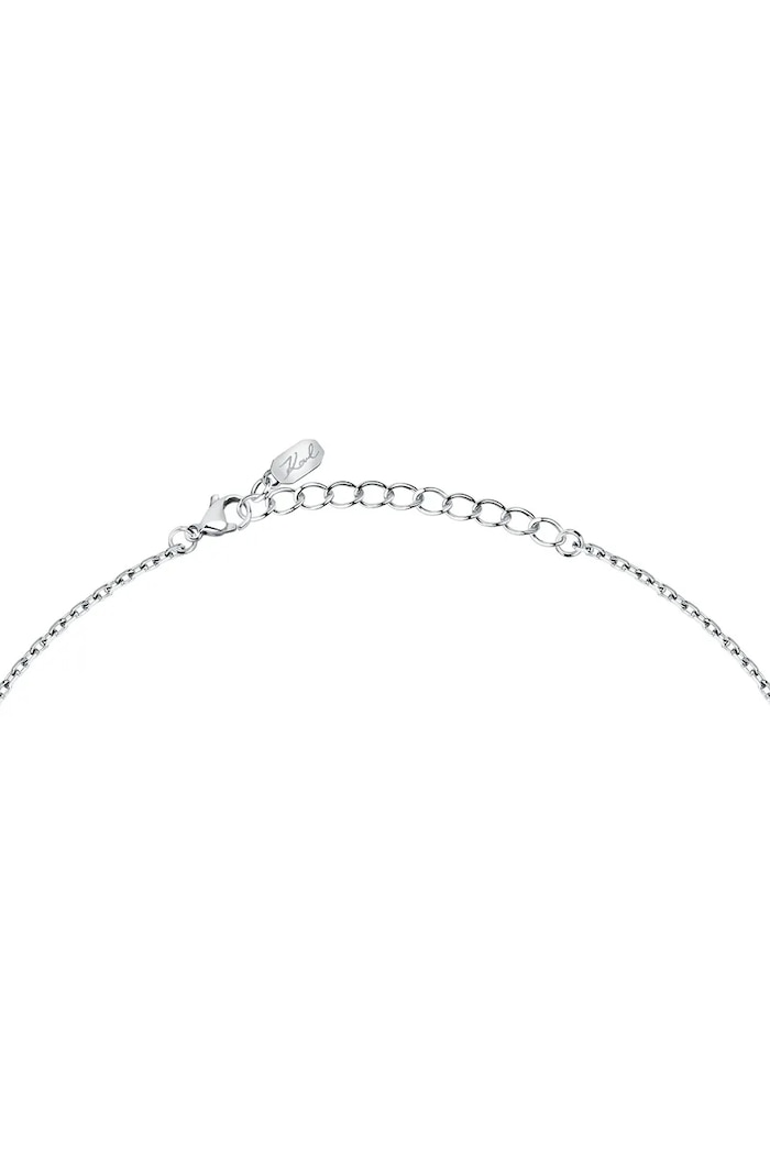 Accesorii Karl Lagerfeld colier KLAYD09 argintiu