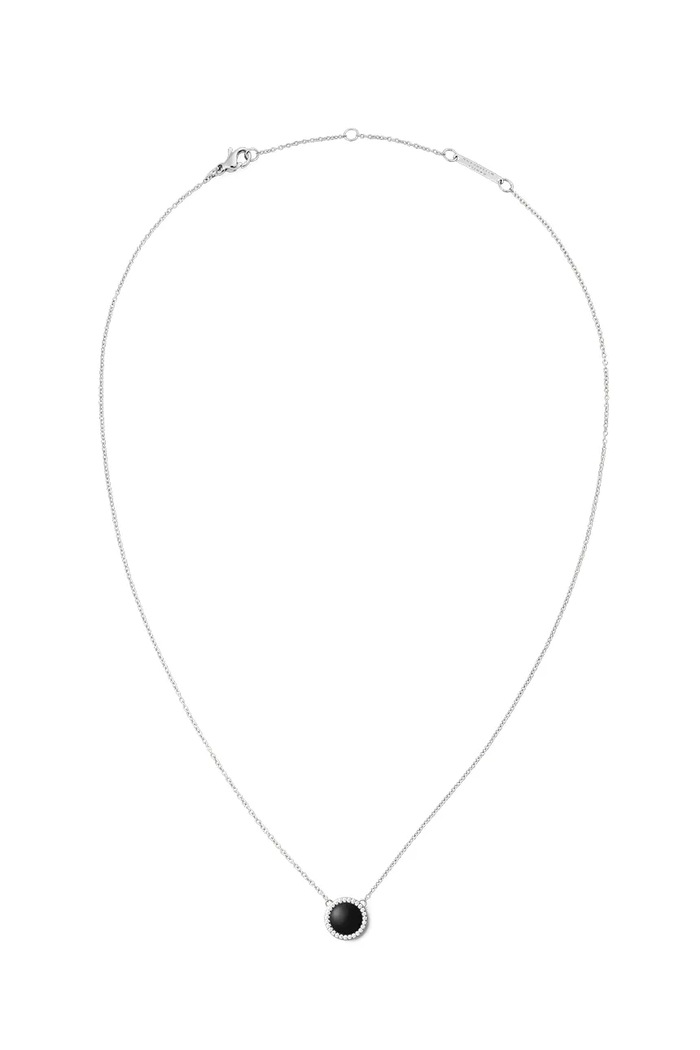 Daniel Wellington colier piatră naturală argintiu DW00401456