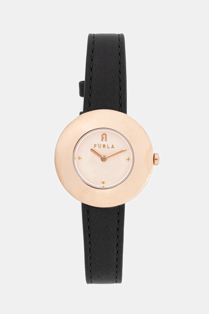 Furla zegarek FURLA GLAMOUR CHIC czarny WW00061004L3