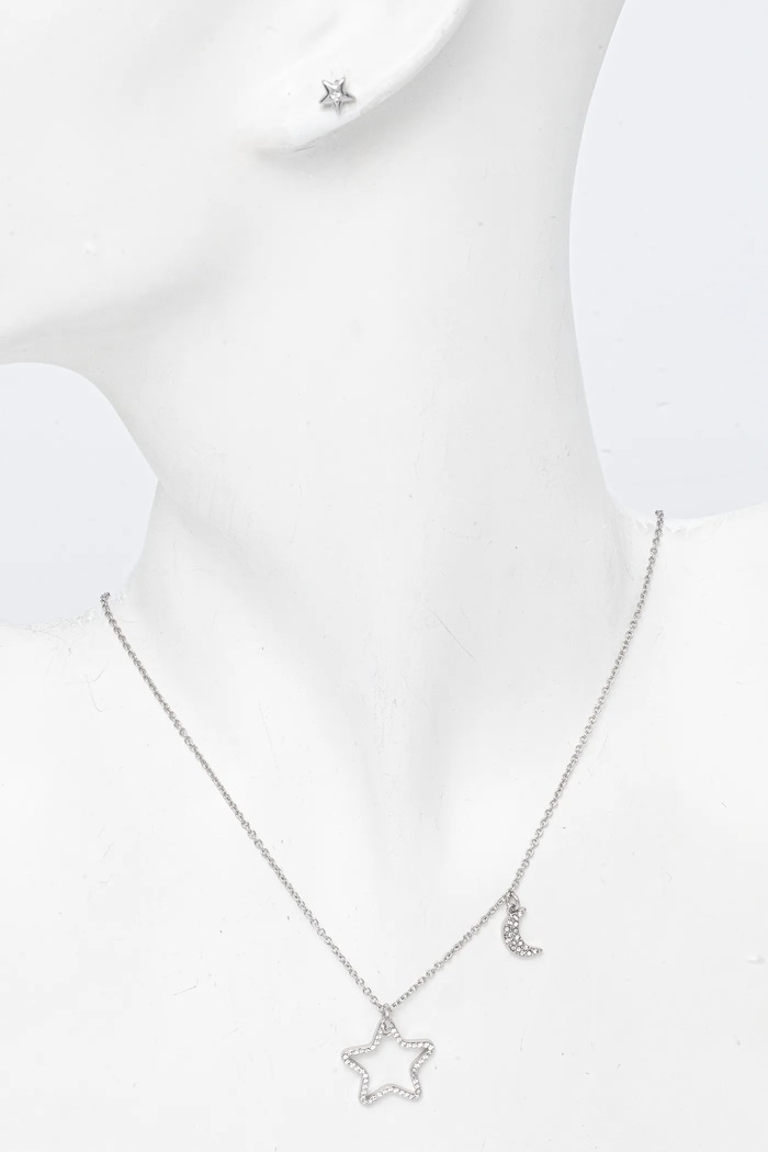 Accesorii Coach colier și cercei 518490 argintiu