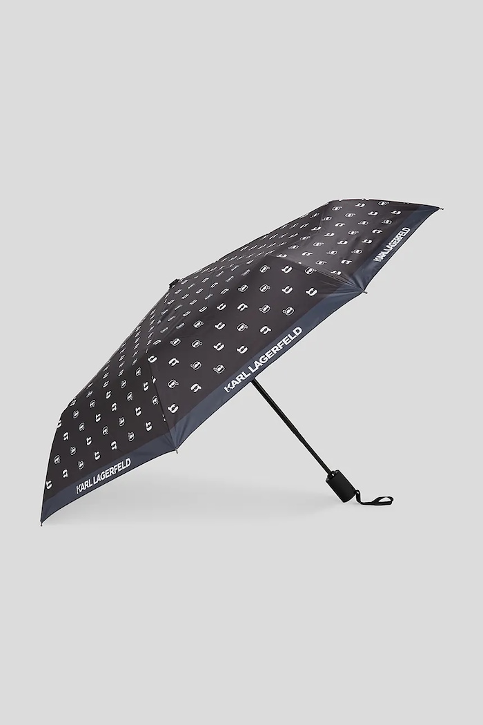 Karl Lagerfeld parasol IKON czarny A3W50047