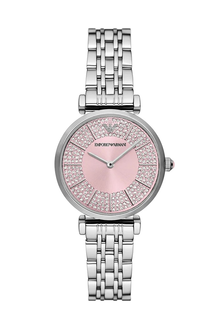 Hodinky Emporio Armani strieborná AR11686