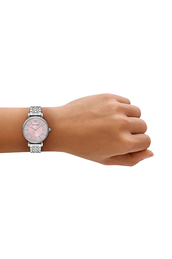 Hodinky Emporio Armani strieborná AR11686