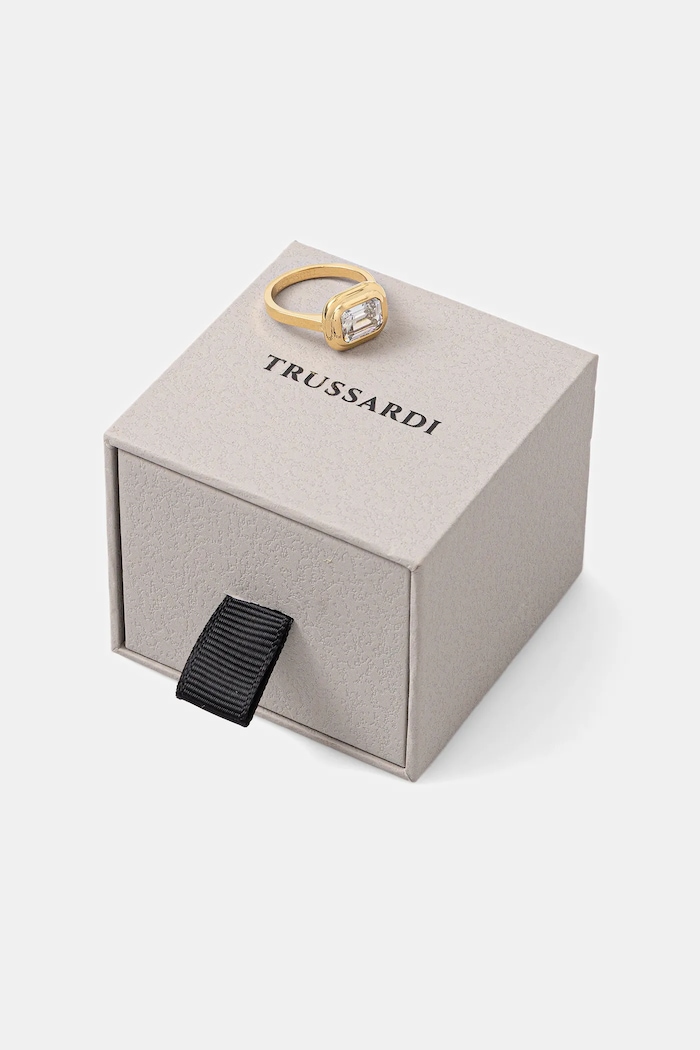 Doplňky Prstýnek Trussardi T-DESIGN TJAXA290 zlatá