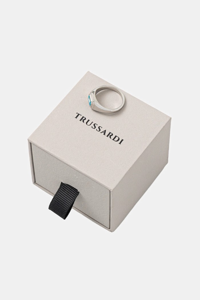 Doplňky Prstýnek Trussardi T-DESIGN TJAXA310 stříbrná
