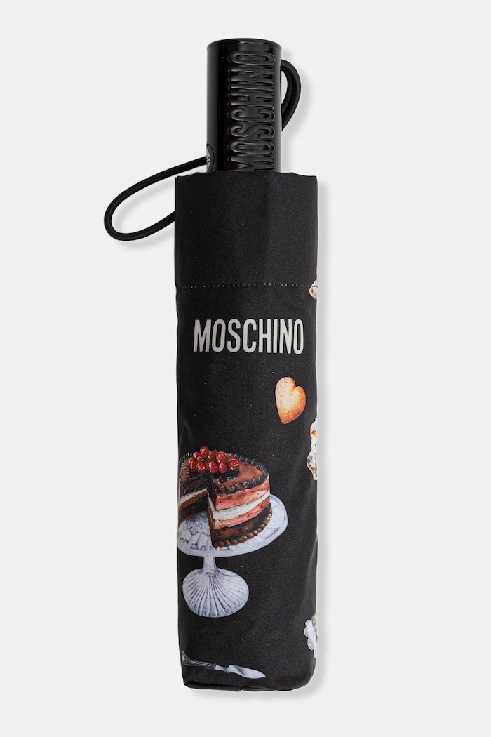 Moschino umbrelă 8953.openclose negru AA00