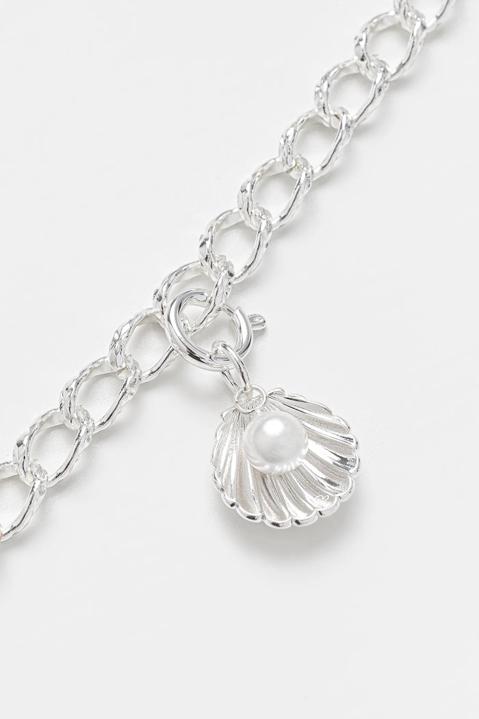 Náramok Lilou Shell A03/MARKET/ANS/448 strieborná AA00