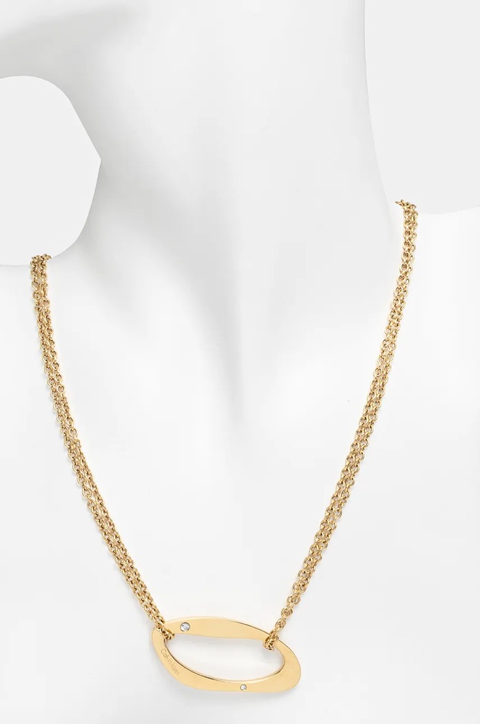 Doplnky Náhrdelník Calvin Klein 35000684 zlatá