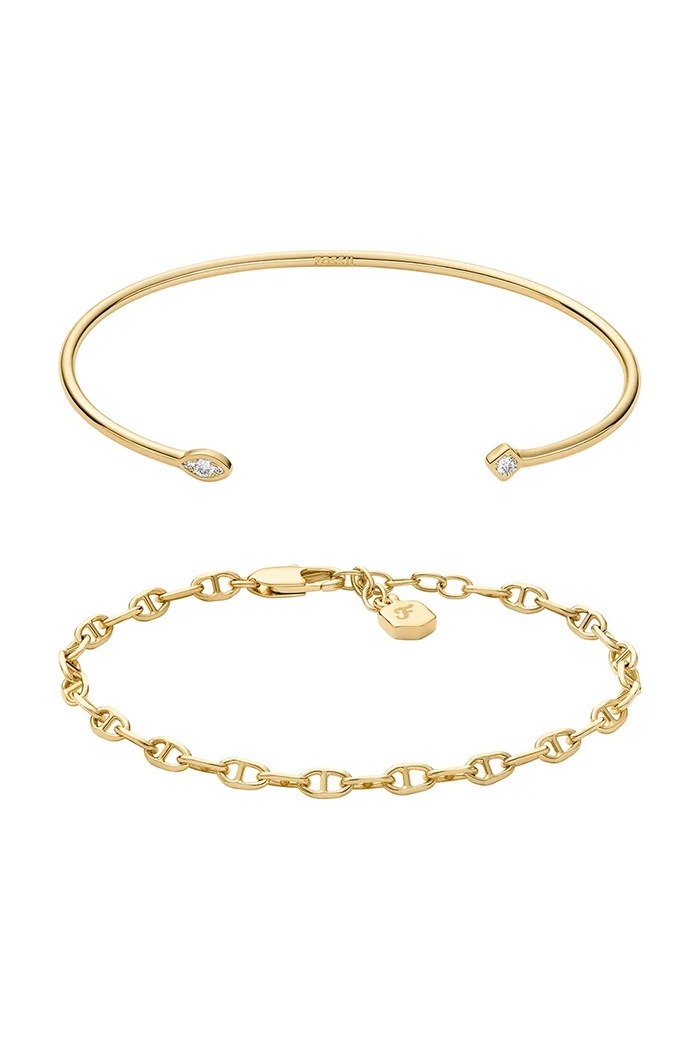 Fossil brățară 2-pack 2-pack aur JA7292SET