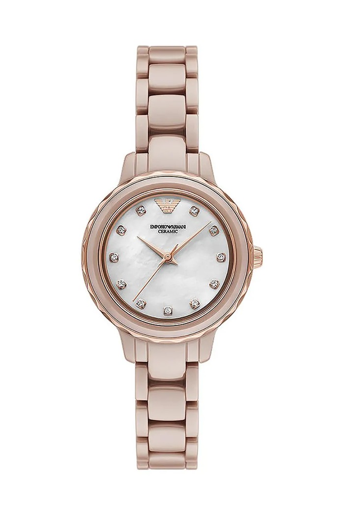 Hodinky Emporio Armani zlatá AR70018