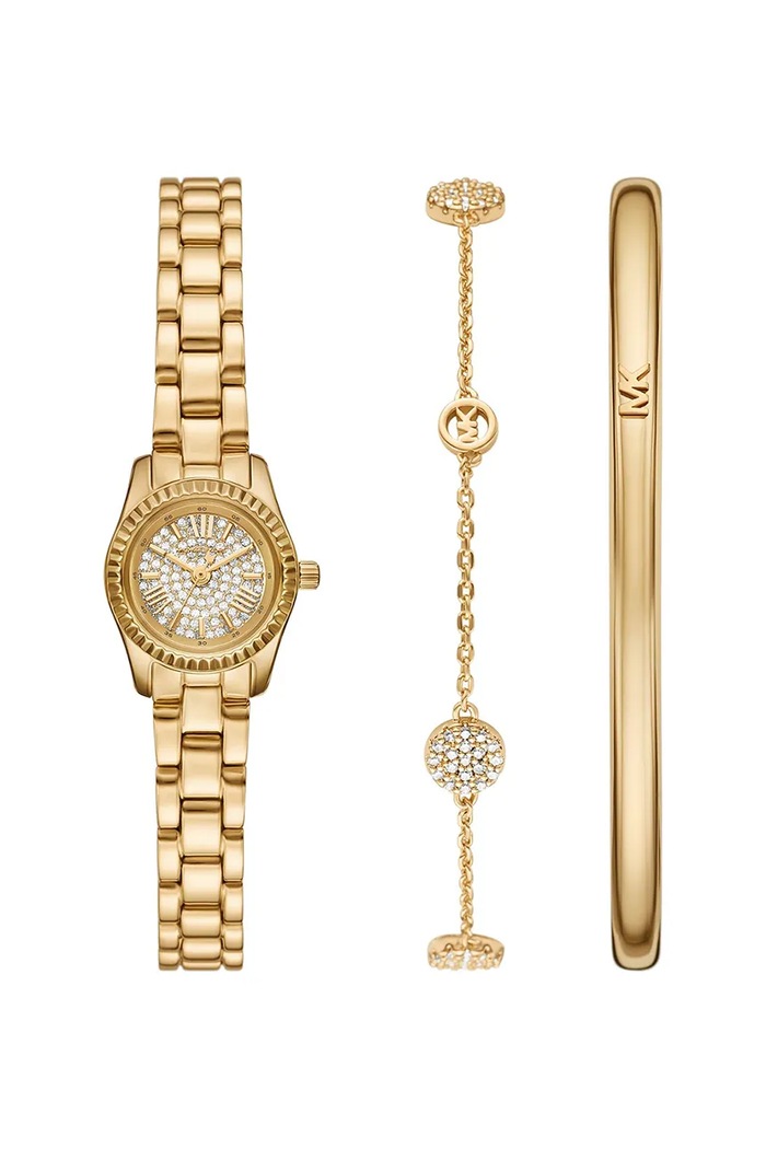 Michael Kors ceas și bratari aur MK4944SET