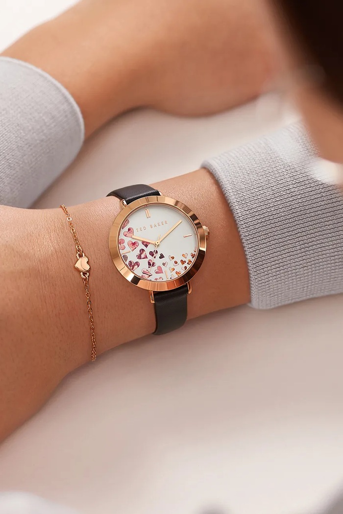 Hodinky a náramok Ted Baker čierna BKG028200