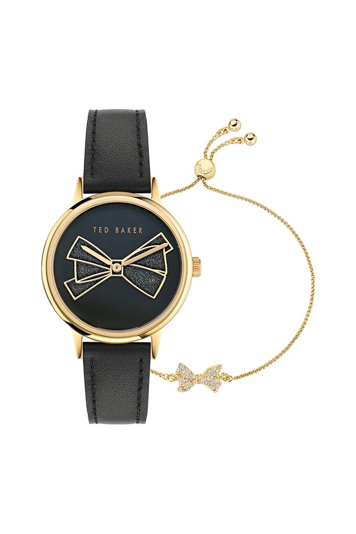 Hodinky a náramok Ted Baker čierna BKGFW2402