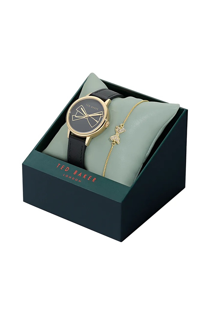 Hodinky a náramok Ted Baker čierna BKGFW2402