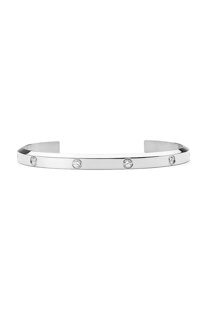 Daniel Wellington Piatră zirconiu cubic argintiu DW00401745