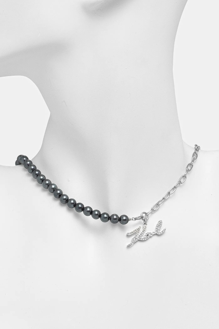 Аксесоари Колие Karl Lagerfeld KLAYR02 сребърен