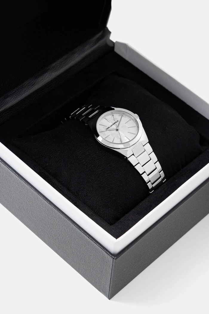 Αξεσουάρ Ρολόι Karl Lagerfeld R0553105512 ασημί