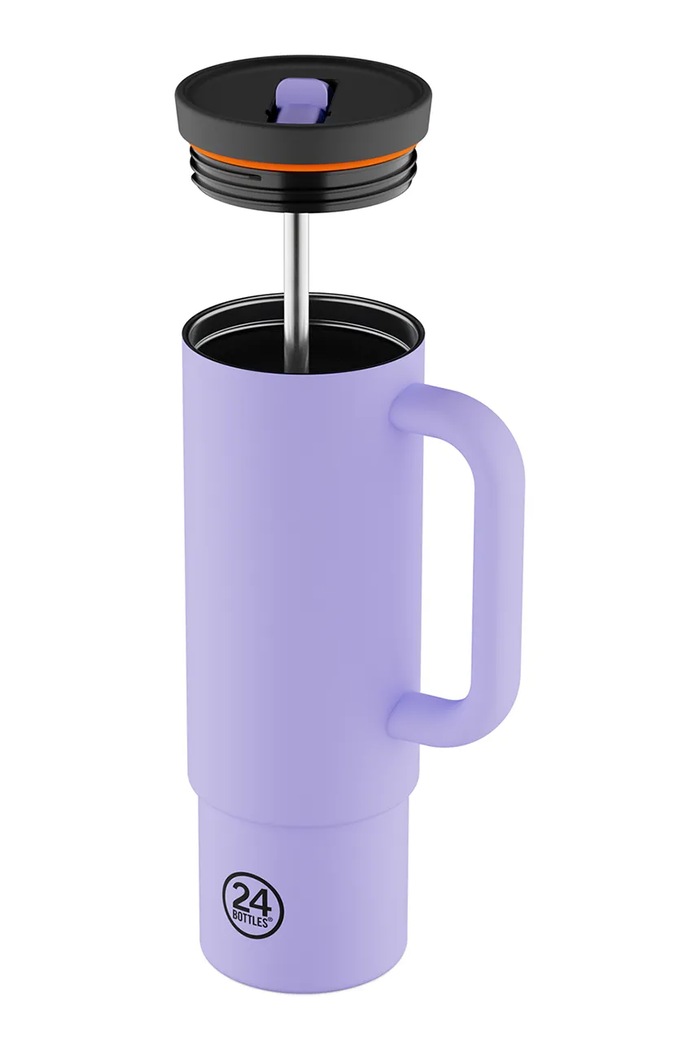 Termo lonček 24bottles Straw 800ml Erica Straw.800.Erica vijolična AA00