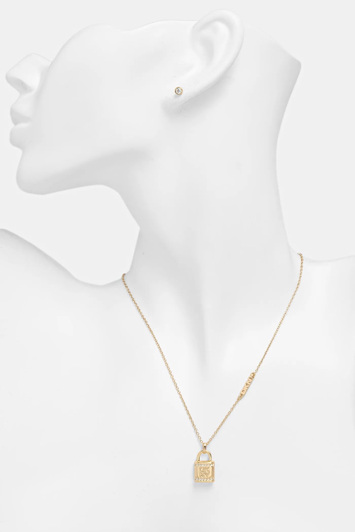Dkny naszyjnik i kolczyki 04S00099