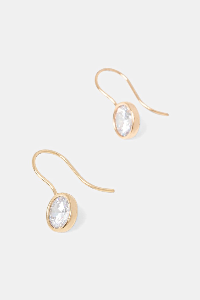 Lauren Ralph Lauren kolczyki cyrkonia złoty 14G01344