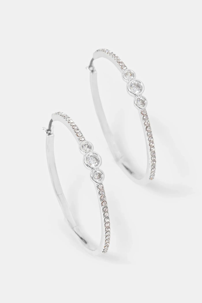 Náušnice Lauren Ralph Lauren zirkonie stříbrná 14G01382