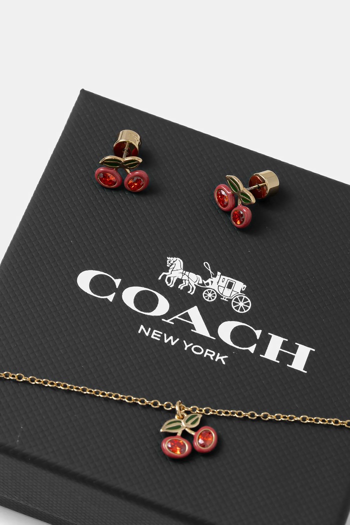 Colier si cercei Coach 37551690GLD600 aur