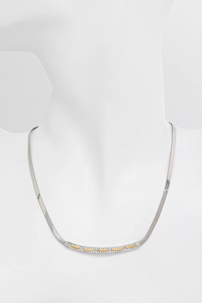 Trussardi colier TJAYY03 argintiu AA00