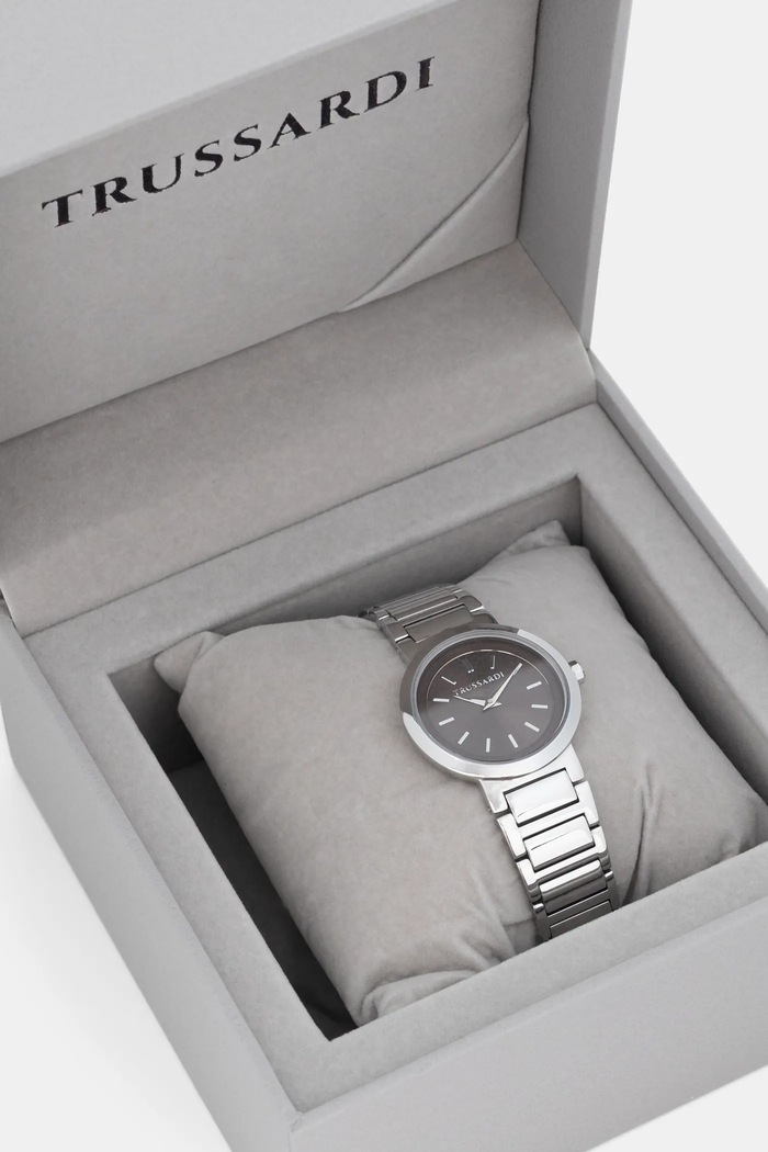 Trussardi ceas T-BRIDGE argintiu R2453171507
