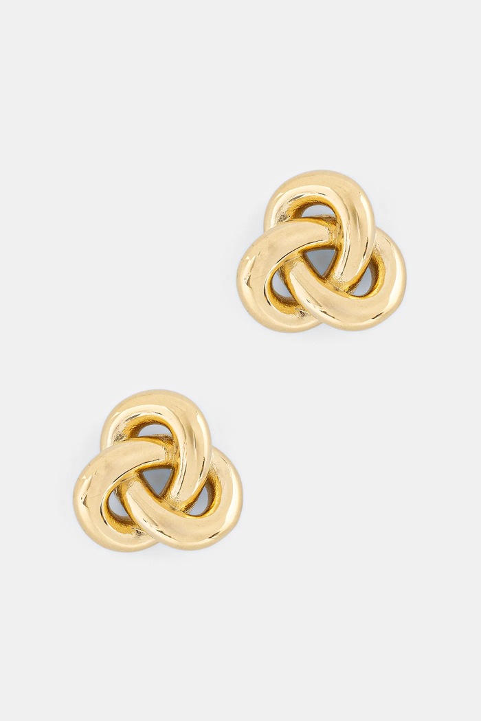 Náušnice EDBLAD Infinity Knot Darčekový box zlatá 129855