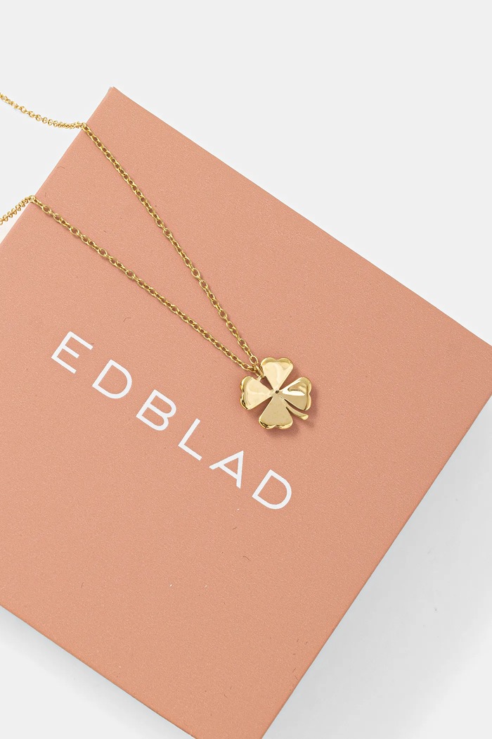 Accesorii EDBLAD colier placat cu aur Lucky 123768 aur