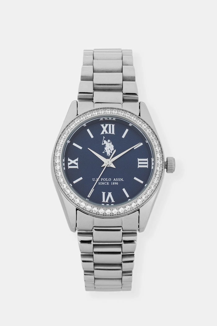 U.S. Polo Assn. zegarek MELANIE srebrny USP8460BL