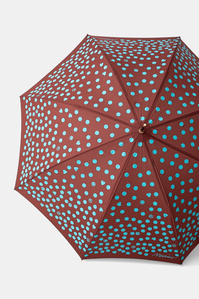 Akcesoria Moschino parasol damski 8939.auto brązowy